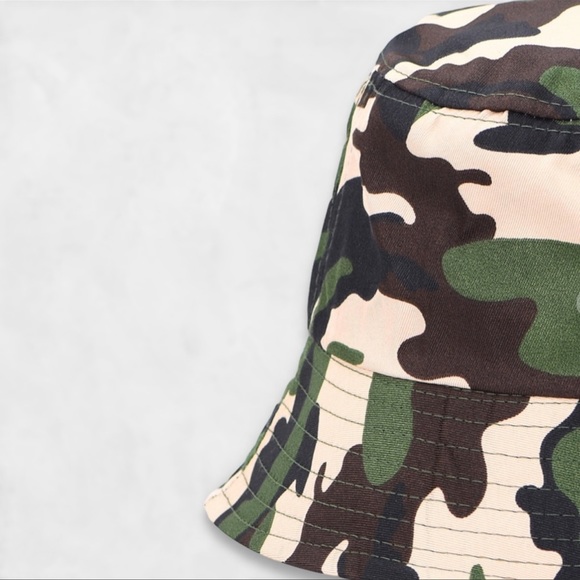 New Camo Print Bucket Hat - Picture 2 of 2